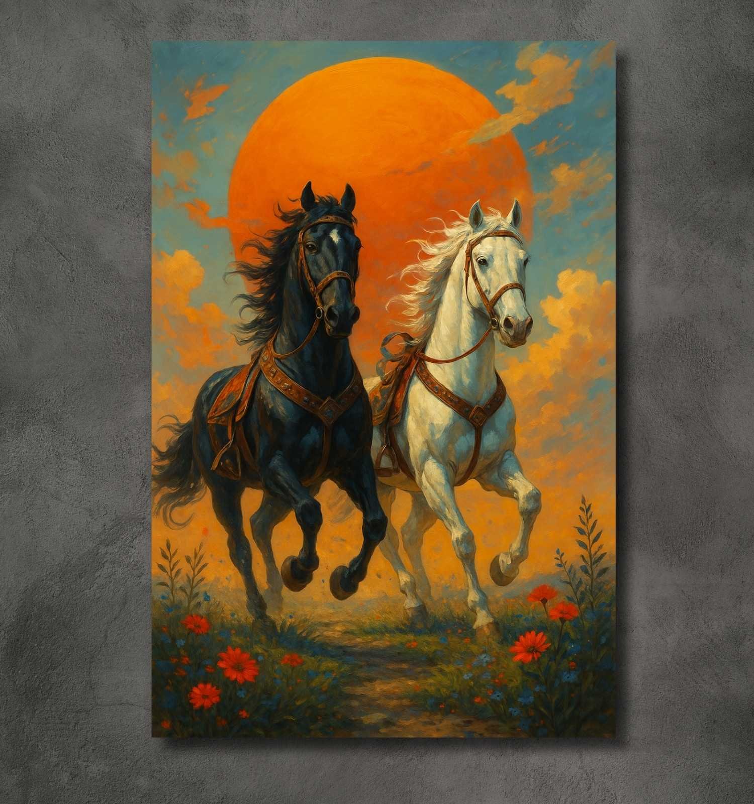 Horses Canvas Painting