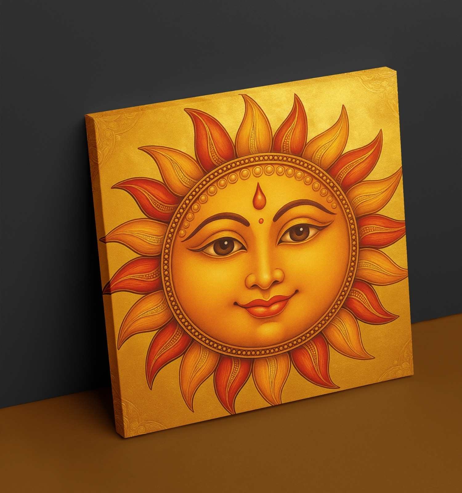 Surya Dev Face Painting