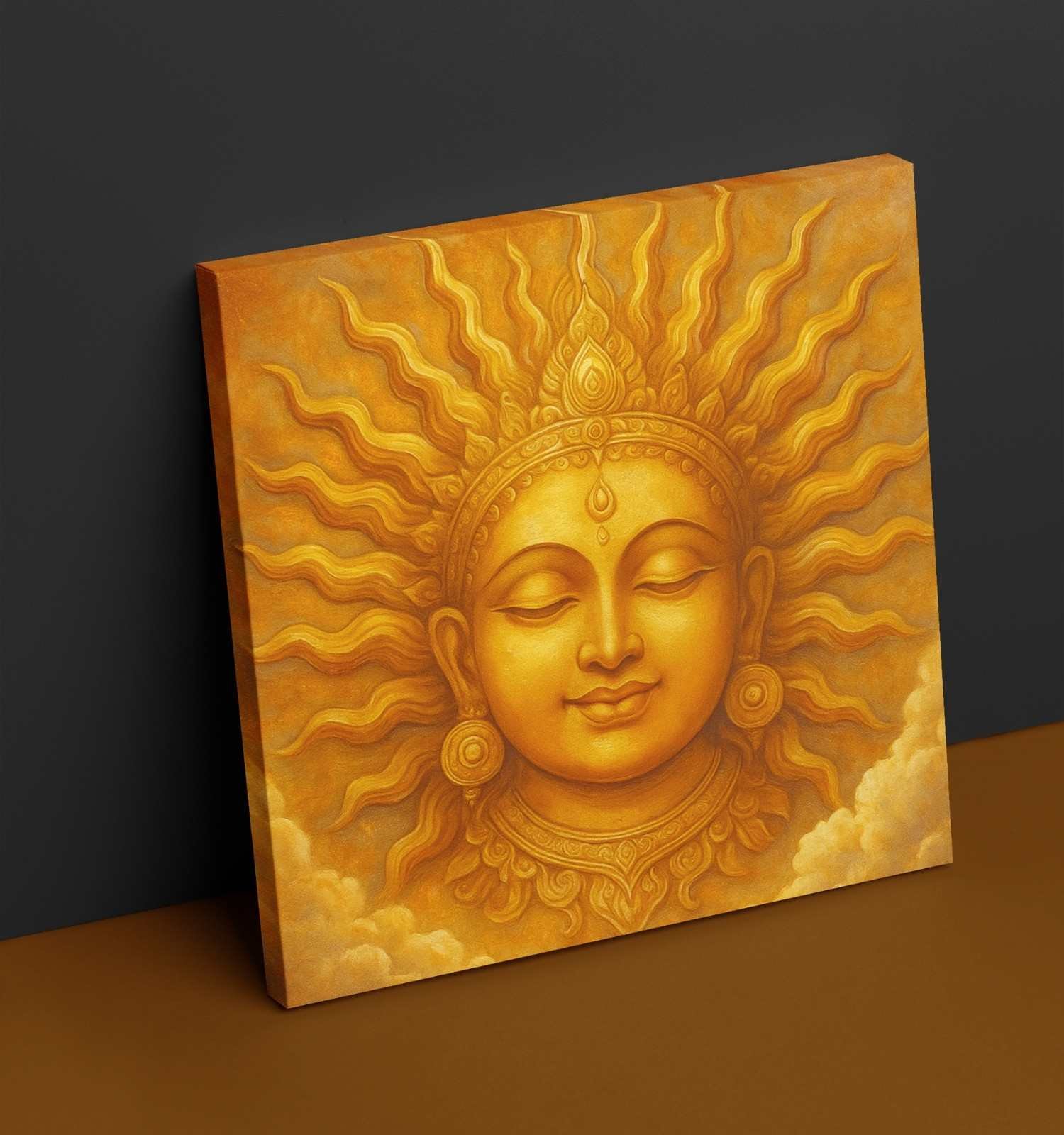 Surya Dev Face Painting