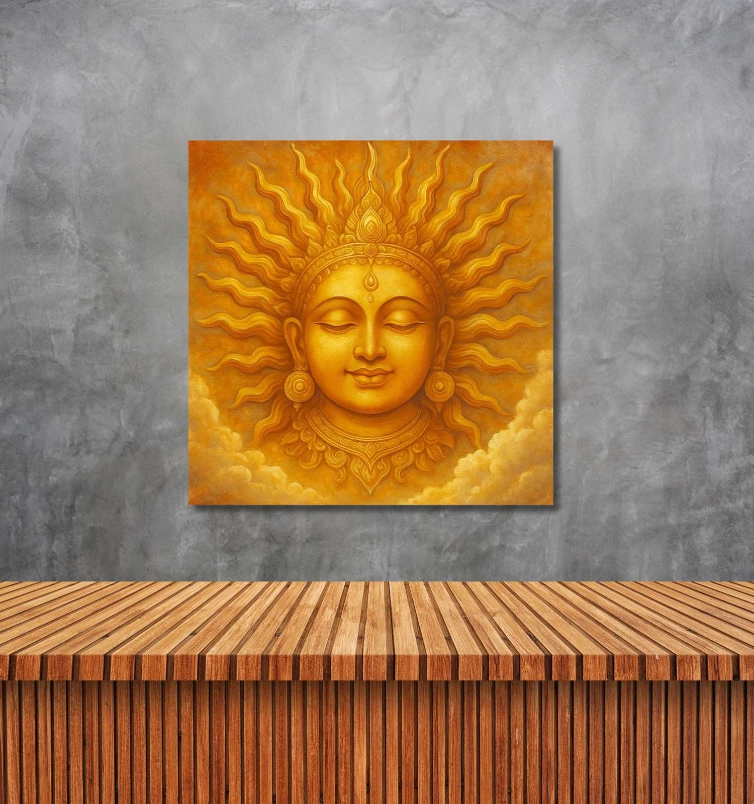 Surya Dev Face Painting